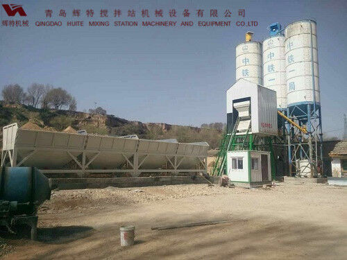 輝特攪拌站50站采用計算機加儀表的控制系統(tǒng)，計算速度快