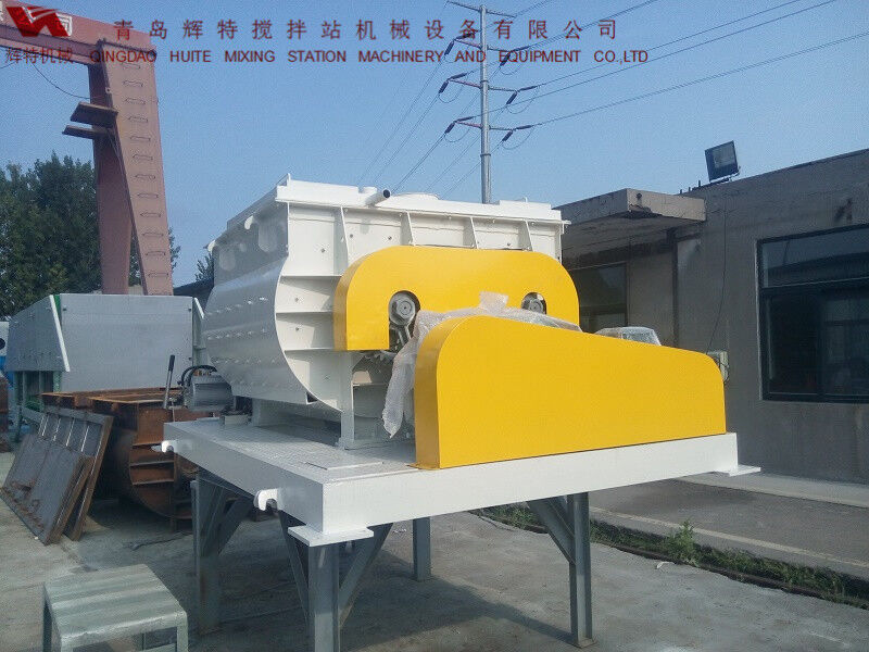 JS750攪拌臂采用偏心式設(shè)計，延長使用壽命，青島輝特機械