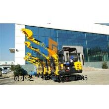 農(nóng)林果園挖掘機價格，小型挖坑機使用，小型履帶挖掘機