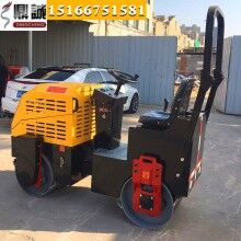 內(nèi)外兼修！1噸雙鋼輪振動(dòng)壓路機(jī) 全液壓柴油壓路機(jī) 振動(dòng)小碾子